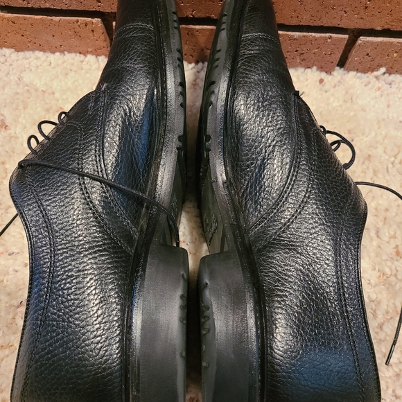 Allen Edmonds Becker Black Cap-Toe Oxford Lace-Up Dress Shoes Size 9 D - Picture 7 of 15